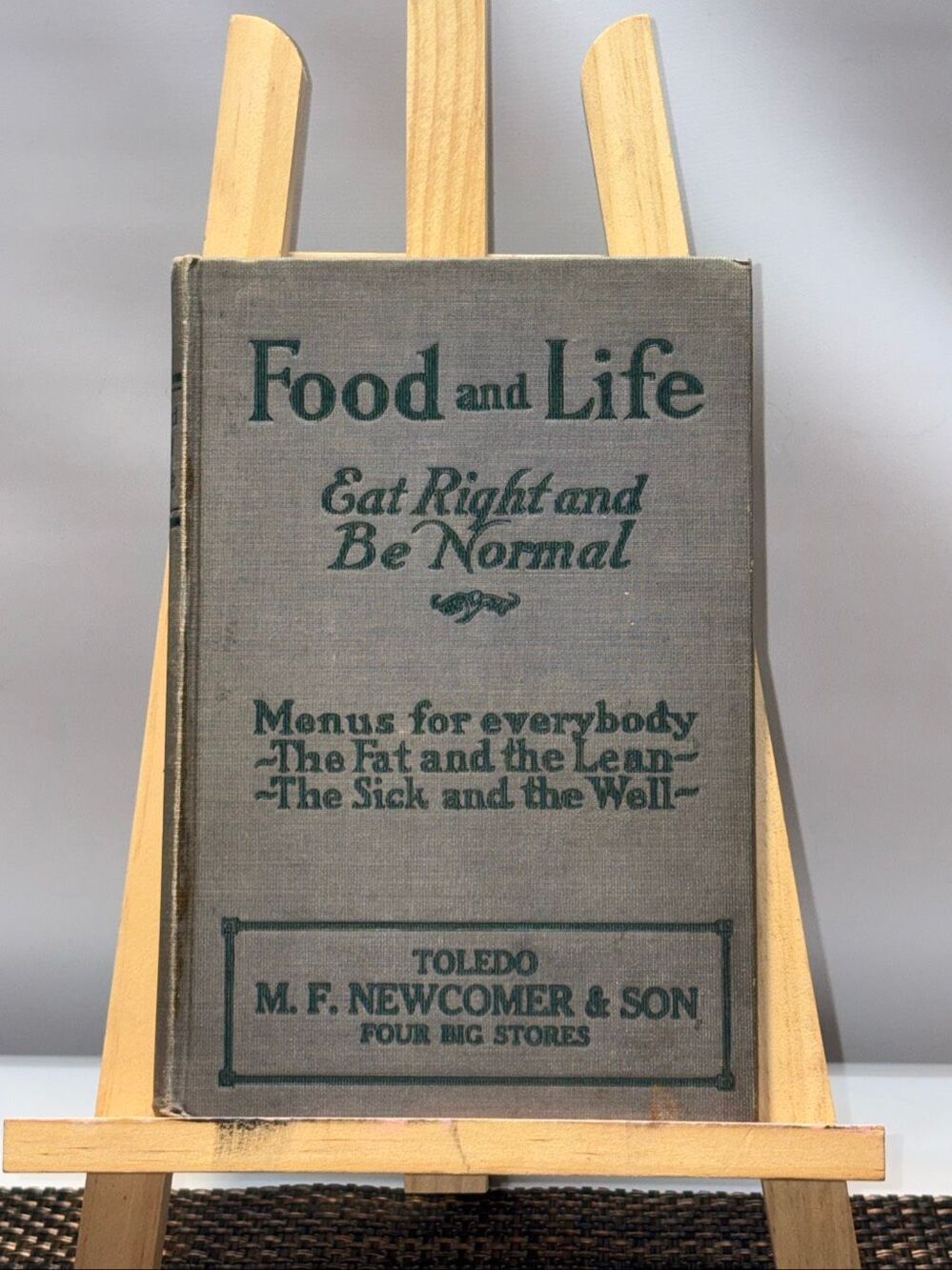 Food and Life vintage book
